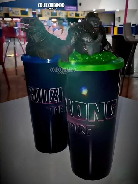 Vasos coleccionables de Godzilla y Kong: El nuevo imperio