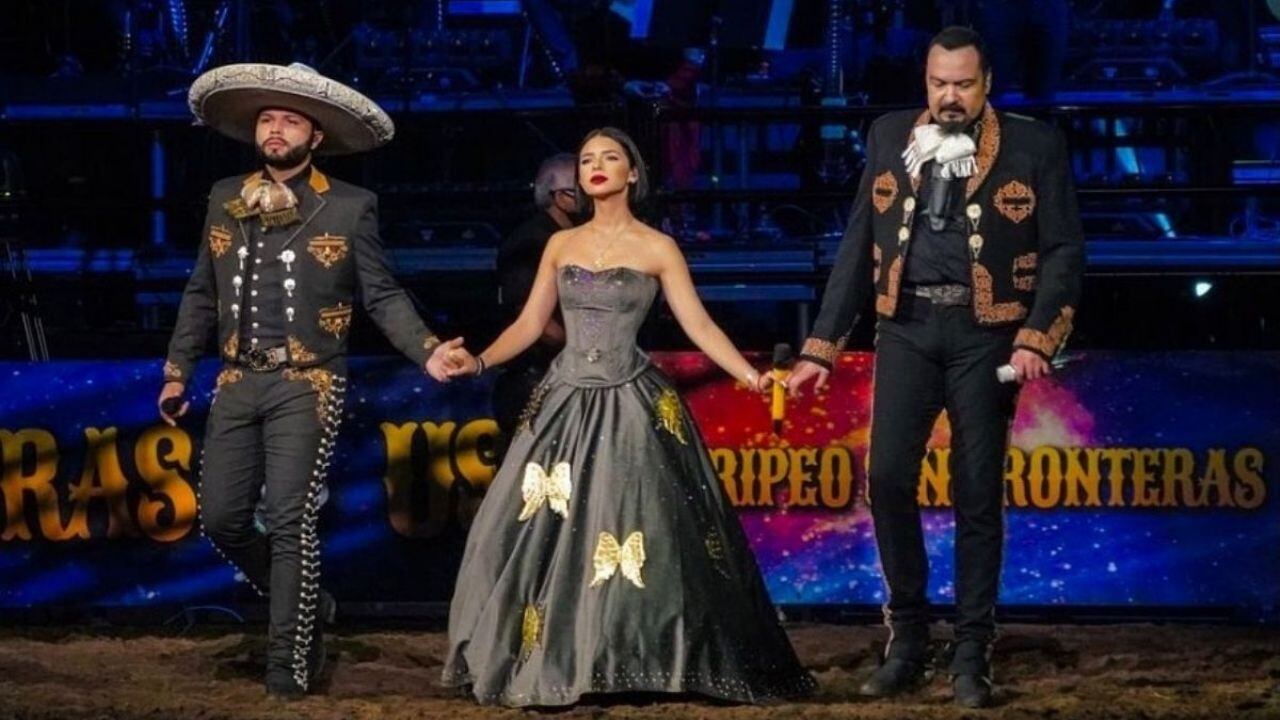Pepe, Ángela y Leonardo Aguilar