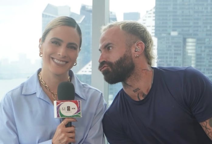 Marc Crosas y Valeria Marín
