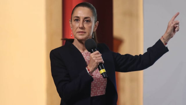 Claudia Sheinbaum, presidenta de los Estados Unidos Mexicanos, encabezó la conferencia del pueblo realizada en Palacio Nacional
