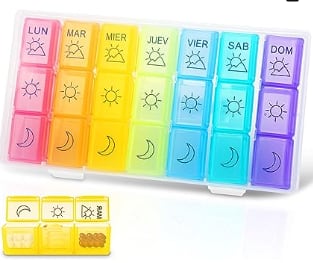 Regalos para el Día del Abuelo: Organizador de pastillas