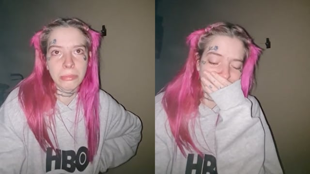 Influencer llora en TikTok porque no quiere trabajar