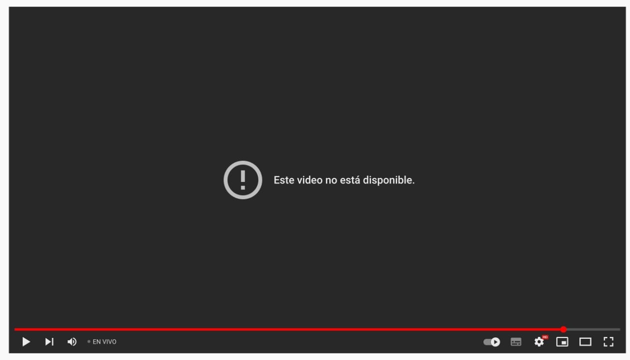 Video de Chisme No Like ya no está disponible