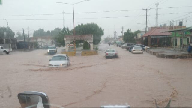 Lluvias en Sonora provocan caos; se reportan inundaciones y derrumbes