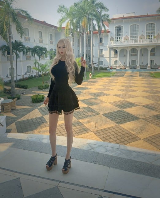 La “Barbie humana” Valeria Lukyanova