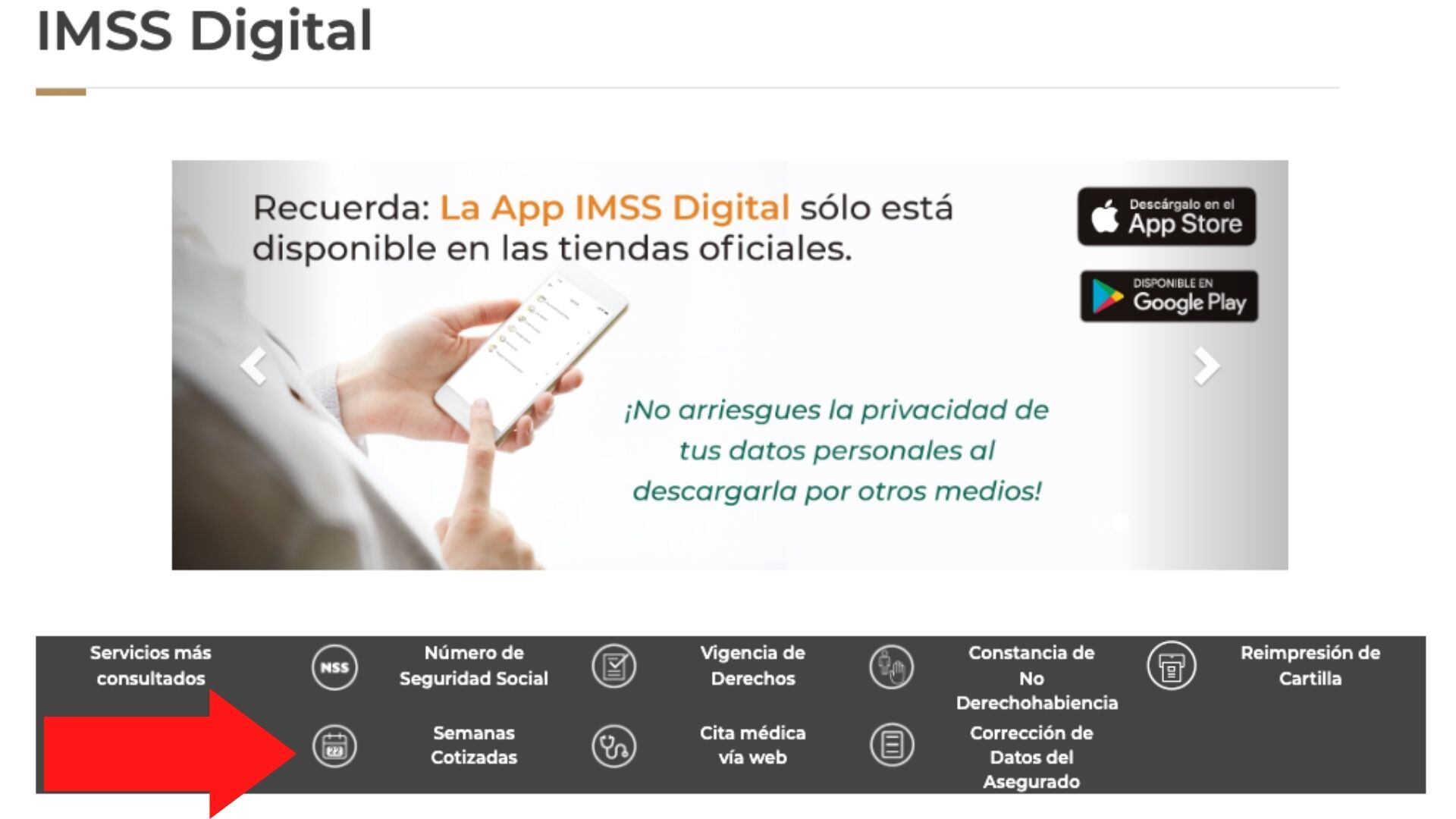 Semanas cotizadas IMSS