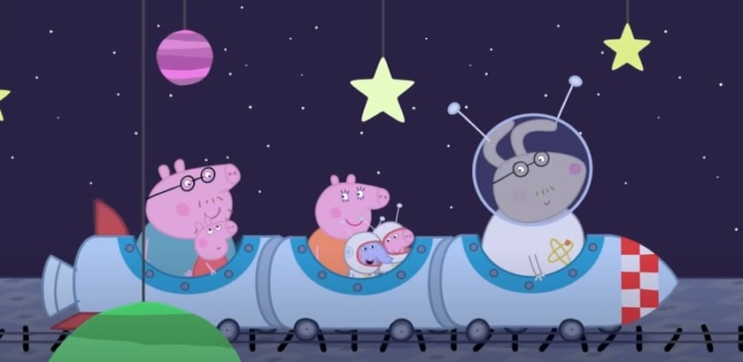 Peppa Pig episodio De visita en la Luna