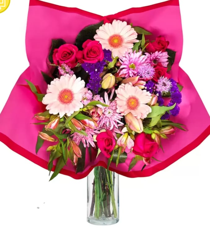 Ramos de rosas en Costco