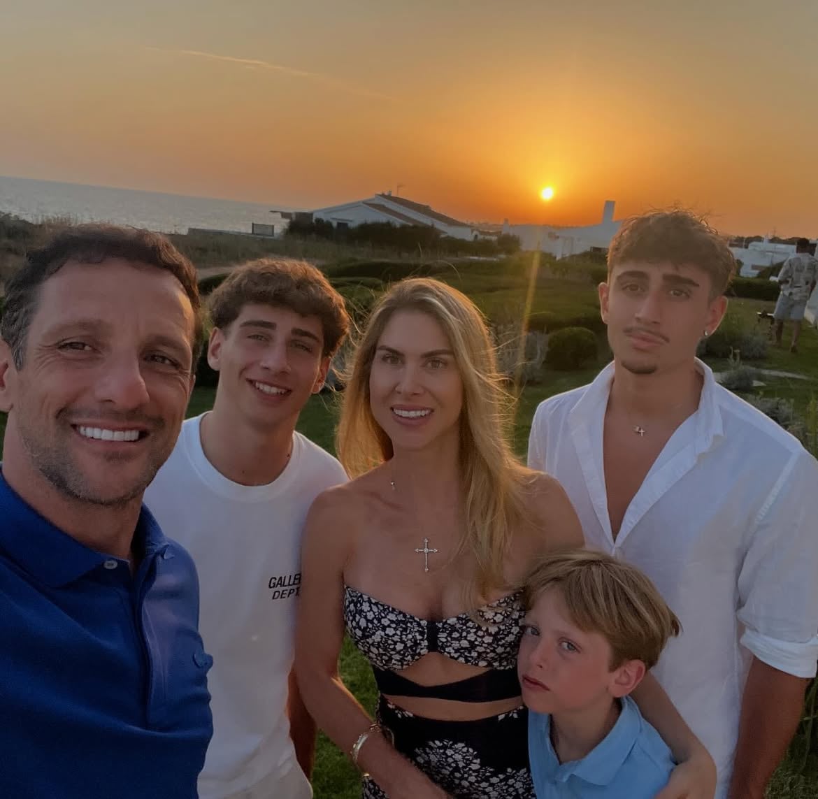 Juliano Belletti y familia