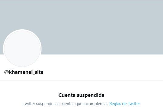 Cuenta de Twitter de Alí Jamenei