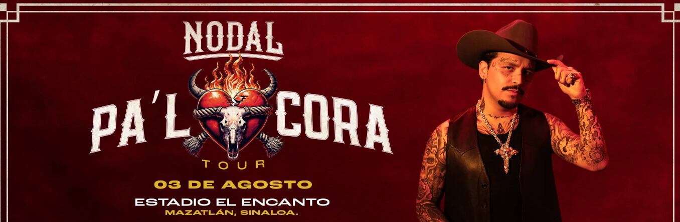 Christian Nodal en Mazatlán en el Estadio El Encanto