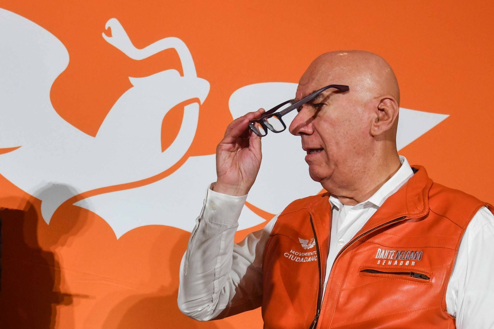 Dante Delgado, dirigente nacional de Movimiento Ciudadano (MC)