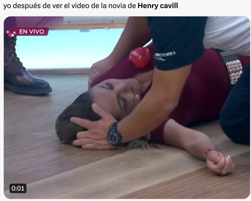 Los memes lloran porqué Henry Cavill será papá con Natalie Viscuso