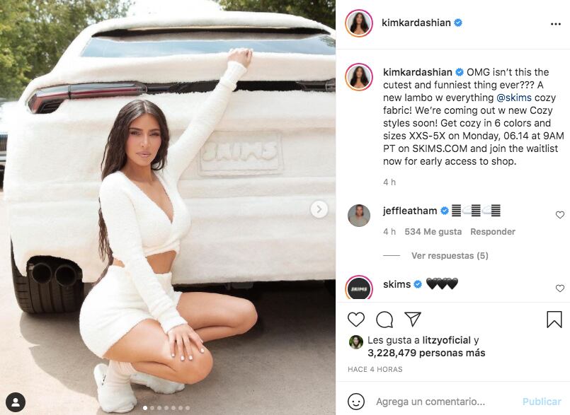 Auto de Kim Kardashian