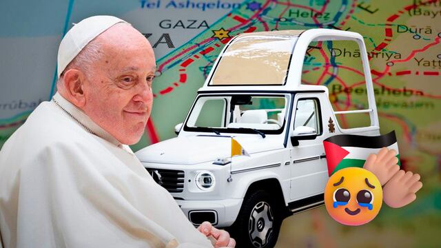 Papamóvil del Papa Francisco a Gaza