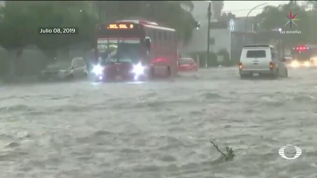 Lluvia torrencial en Guadalajara