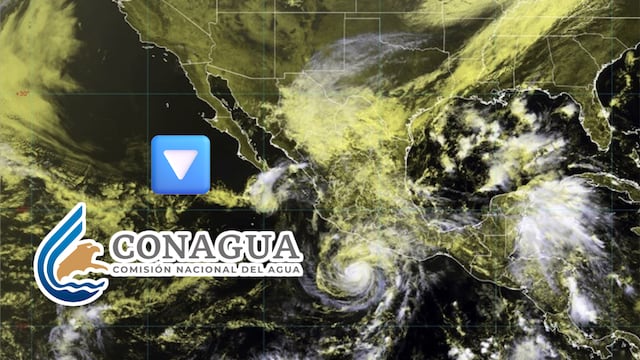 Conagua informa que Trudy se debilita al interactuar con frente frío