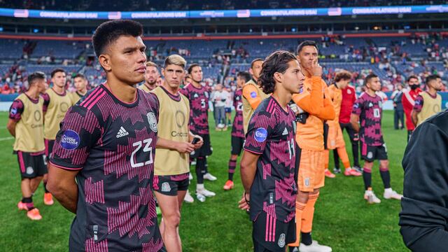 Selección Mexicana tras perder ante Estados Unidos