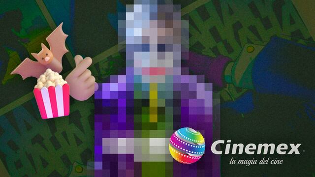 Esta es la palomera del Joker en Cinemex por los 85 años de Batman