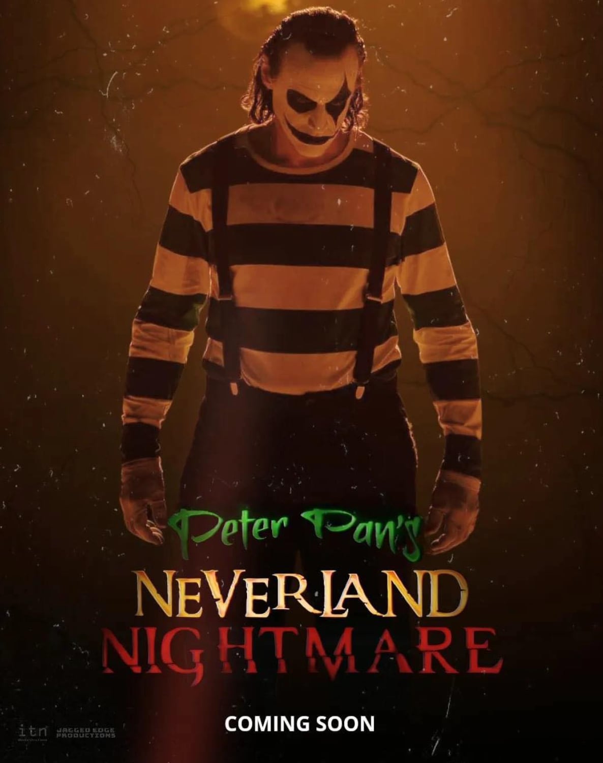 Peter Pan muestra su lado más terrorífico en la primera foto de Peter Pan´s Neverland Nightmare