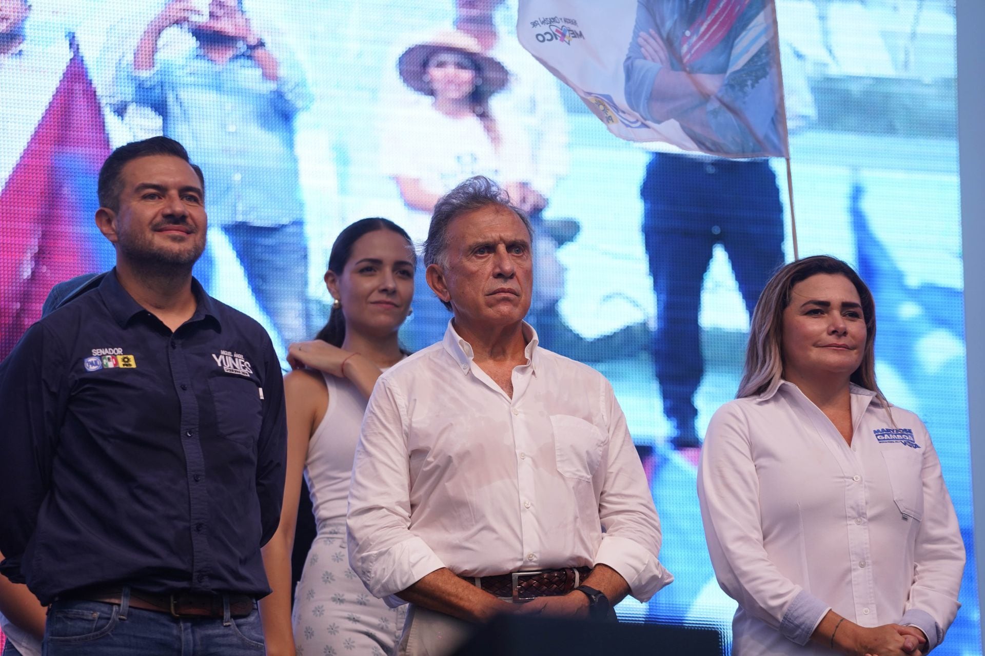 Miguel Ángel Yunes Márquez y su padre Miguel Ángel Yunes Linares