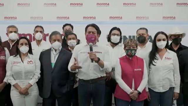Mario Delgado y candidatos del Edomex