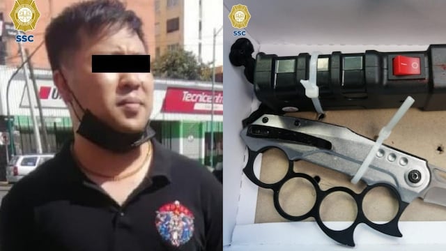 No lo dejan entrar al baño en plaza comercial y electrocuta a personal de limpieza