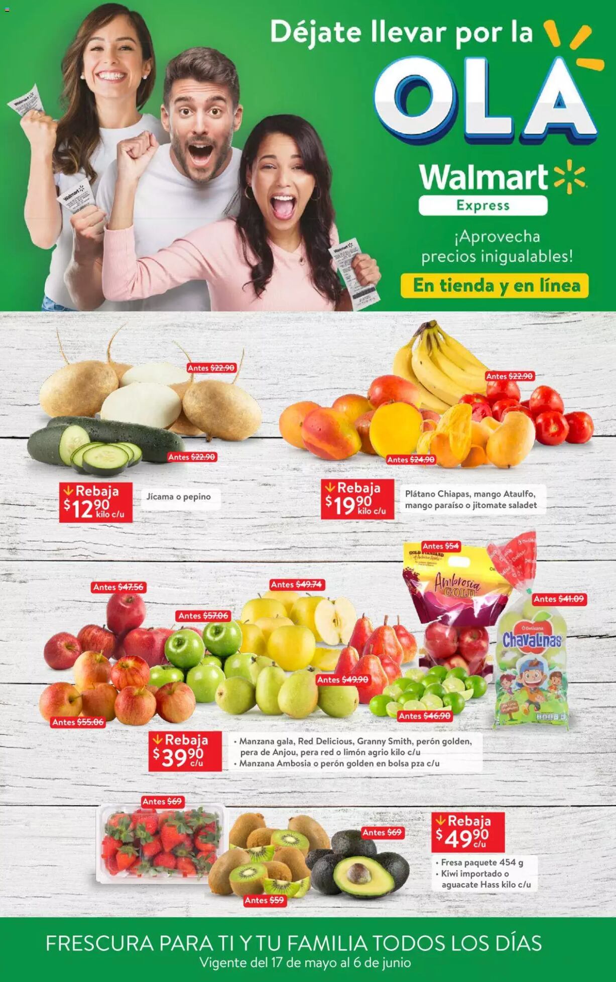 Semana de Frescura en Walmart hasta el 6 de junio de 2023
