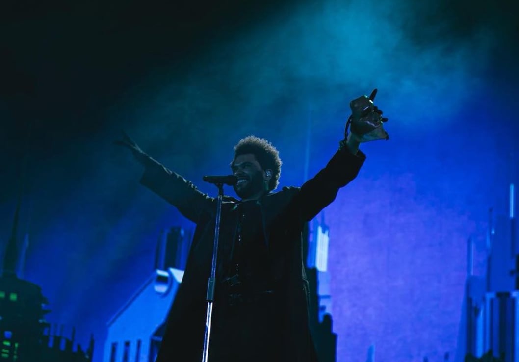 The Weeknd en concierto