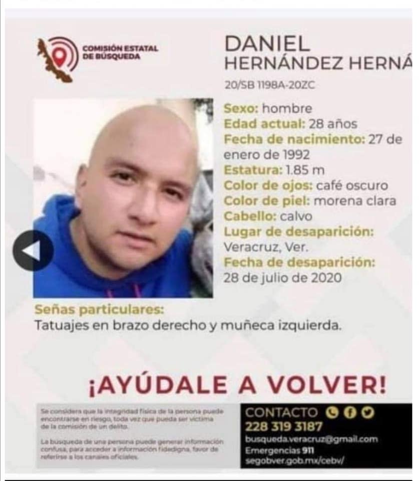 Ficha de búsqueda de Daniel