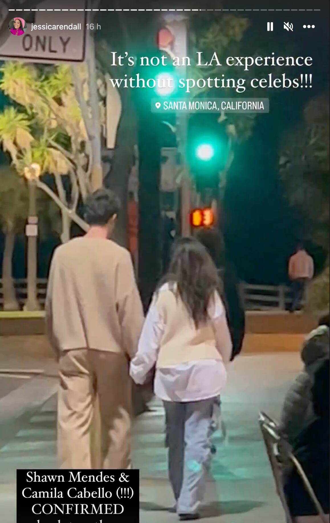 Camila Cabello y Shawn Mendes fueron captados agarrados de la mano.