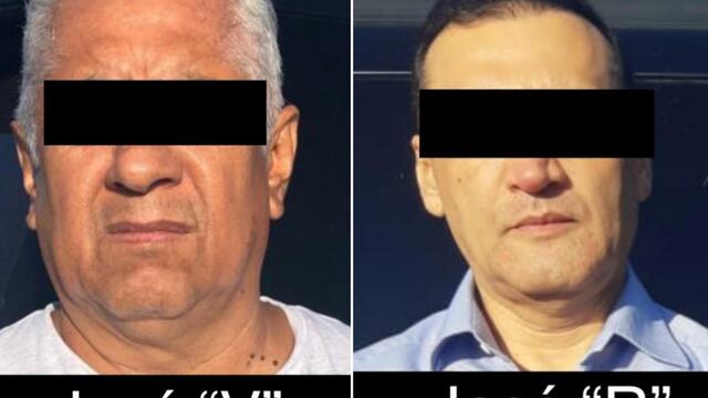 José "R" y José "V" fueron aprehendidos en la comunidad de Matehuala, San Luis Potosí (SLP).