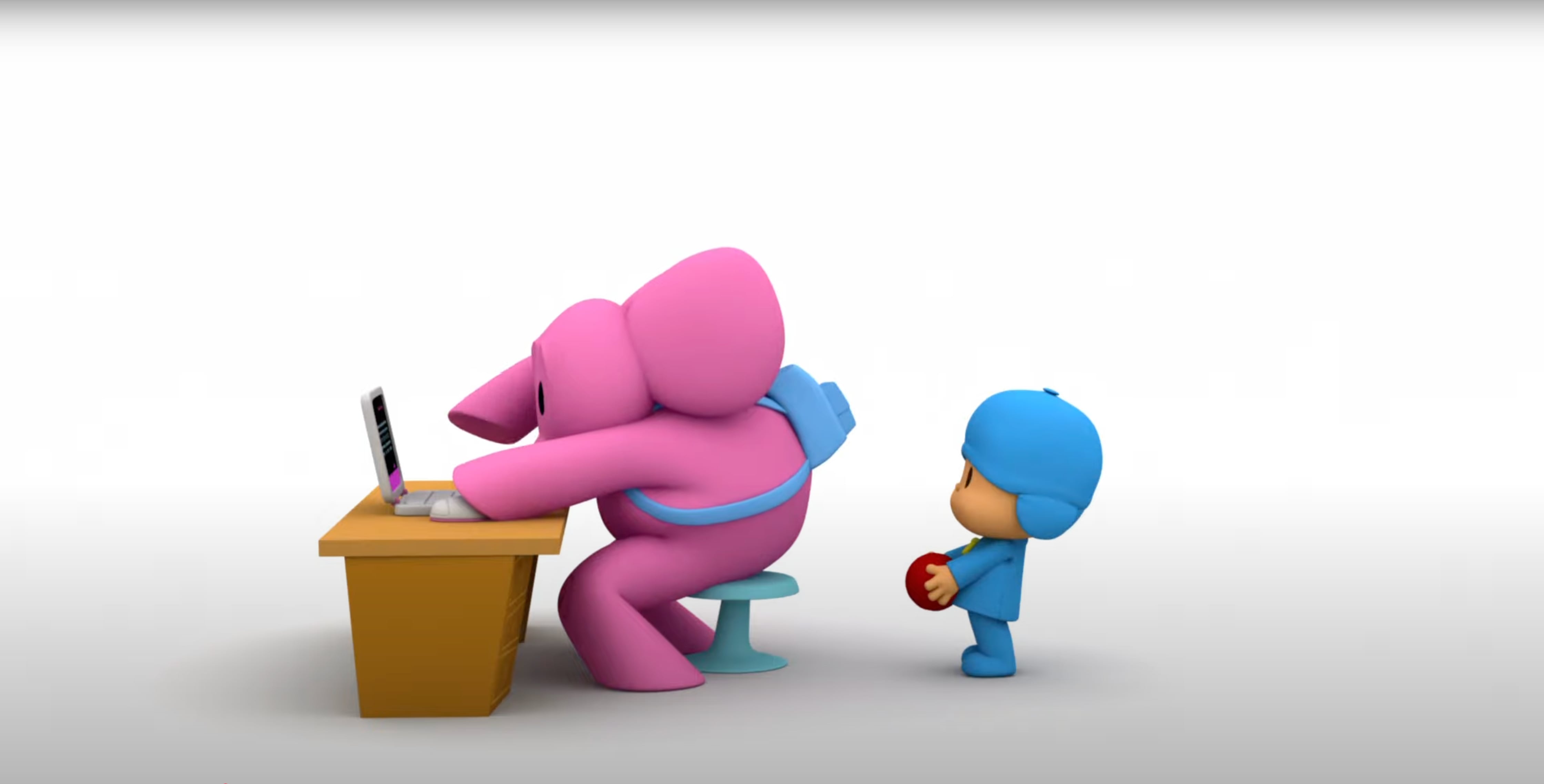 Pocoyó aprende de informática en el Día Mundial del Aprendizaje Digital de este 19 de marzo