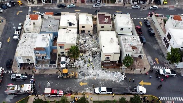 Explosión en casa de Coahuila