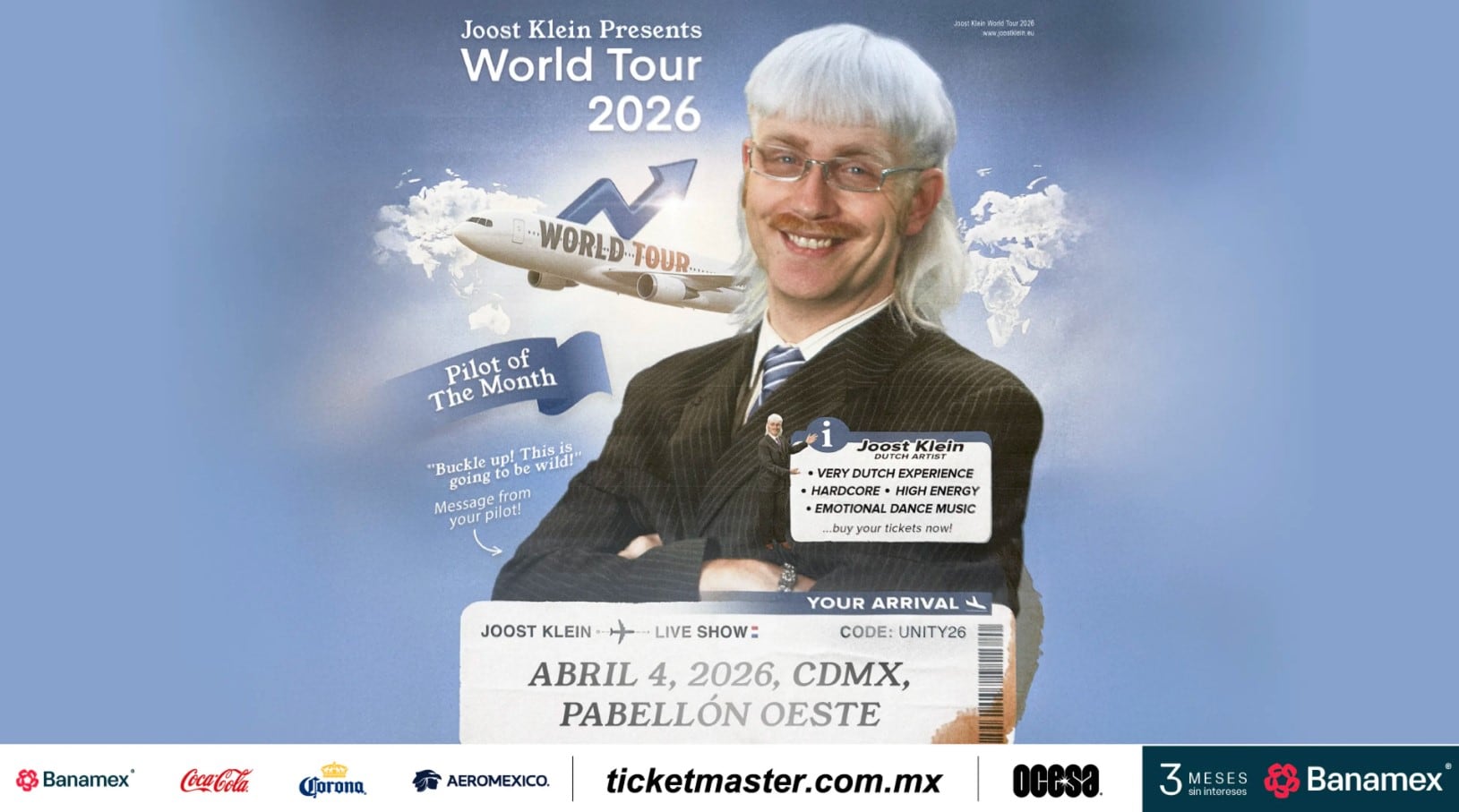 Concierto de Joost Klein en Pabellón del Palacio de los Deportes