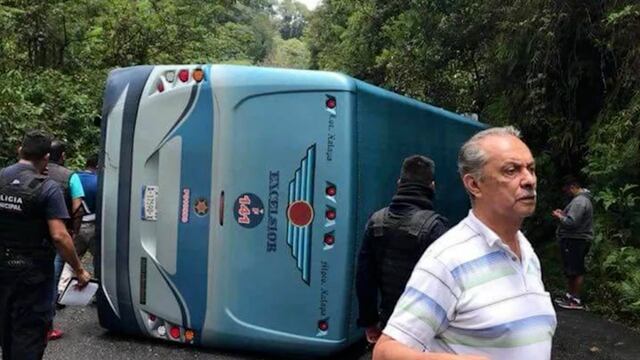 bus volcado