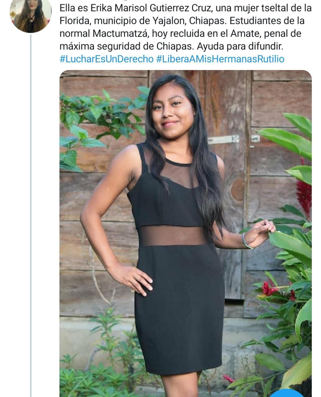 Alumna detenida
