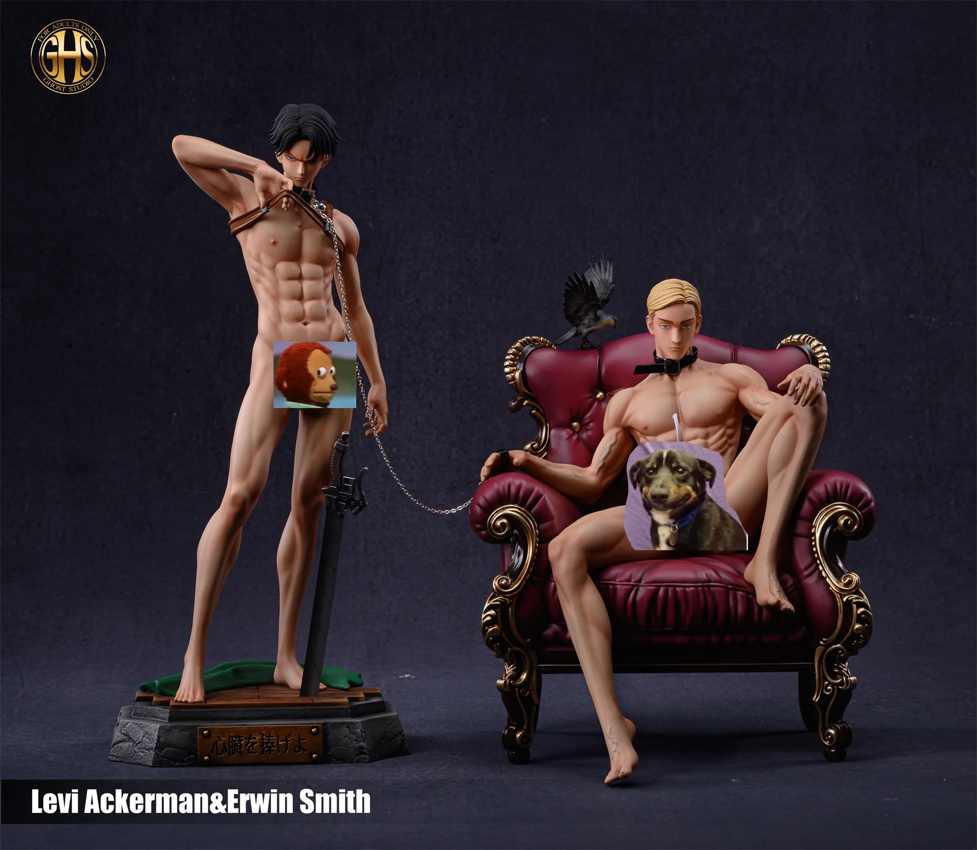 Levi Ackerman y Erwin Smith de Attack on Titan estrenan figura +18