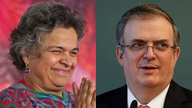 Beatriz Paredes y Marcelo Ebrard