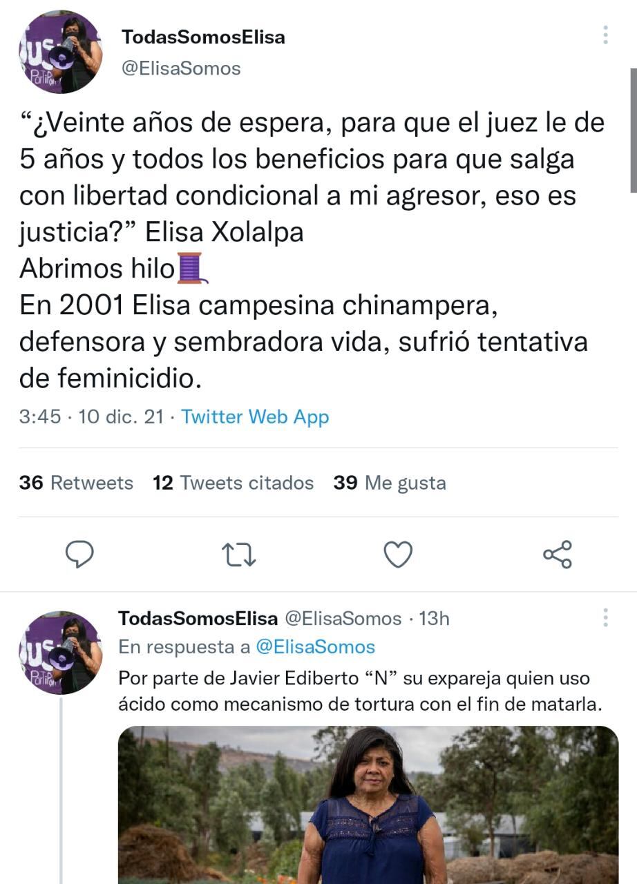 Pronunciamiento de Todas Somos Elisa