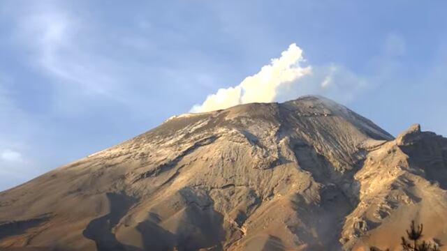 Volcán Popocatépetl el 12 de julio