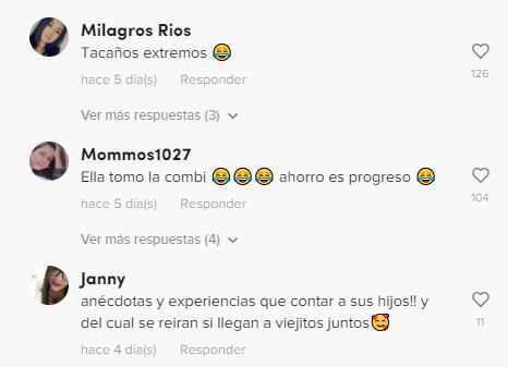 Reacciones a los recién casados que se regresan en combi