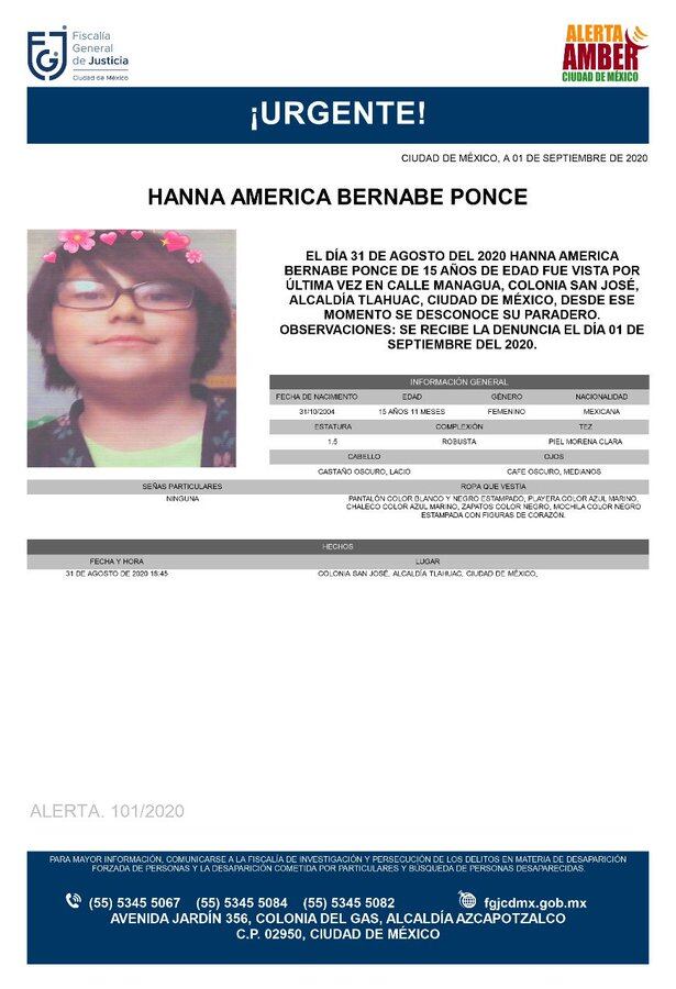 Ficha de búsqueda de Hanna