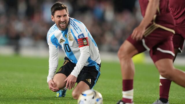 Lionel Messi en las Eliminatorias rumbo al Mundial 2026.