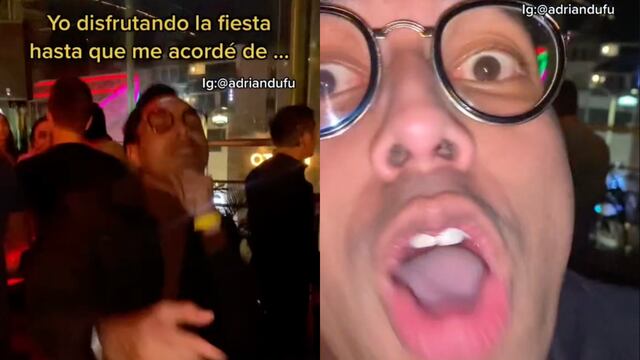 Estaba de fiesta y se le fue el camión, video de TikTok