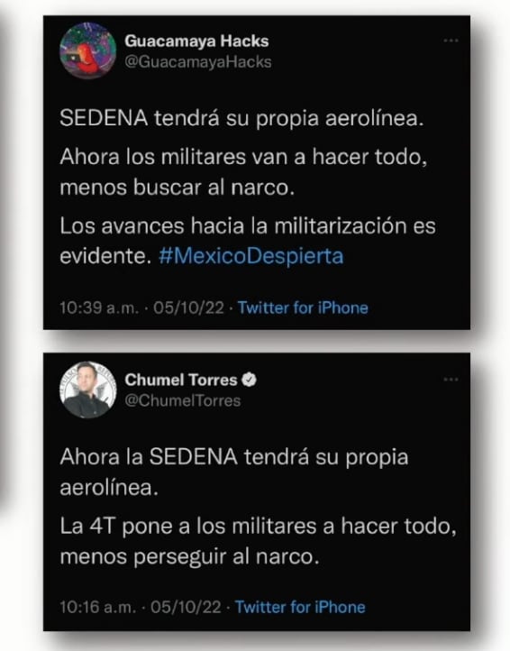 Gobierno de AMLO sospecha de Chumel Torres con cuenta falsa de Guacamaya hackers