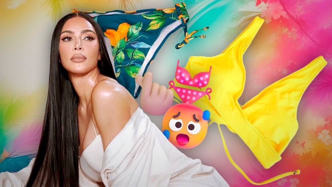 La foto en bikini de Kim Kardashian con la que anunció su nueva línea de trajes de baño