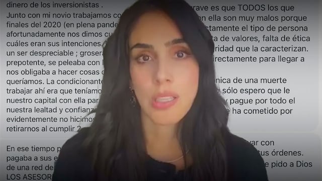 Actriz Sandra Echeverría presenta testimonio sobre Metaxchange Capital