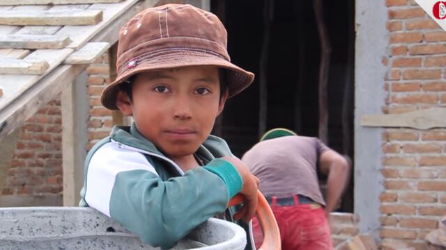 Francisco, el niño albañil