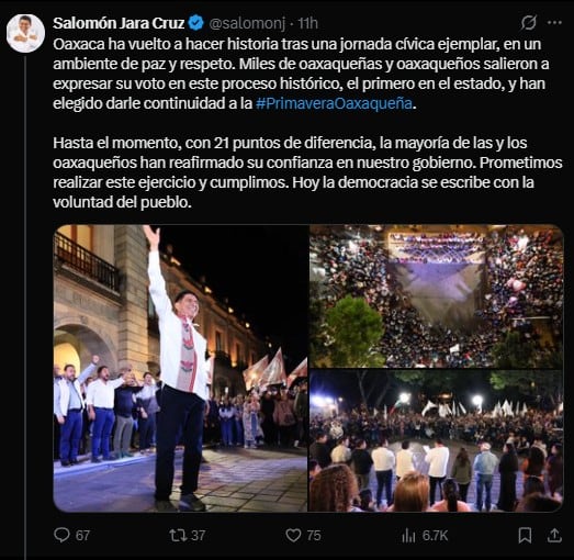 Revocación de mandato de Salomón Jara: así va el proceso